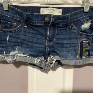 GILLY HICKS CHEEKY STRETCH SHORTS